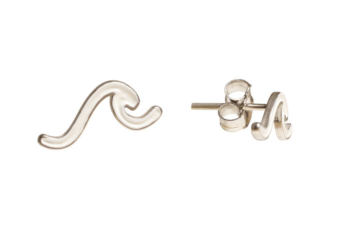 Wave Earrings Silver