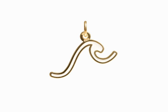 Wave Necklace Gold