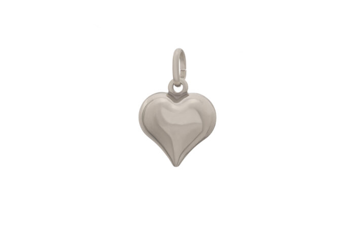 Ciondolo Puffy heart Silver