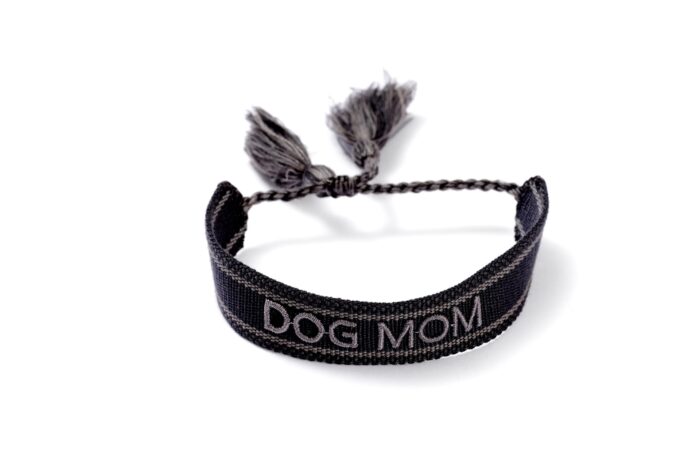 Bracciale Dog Mom Black