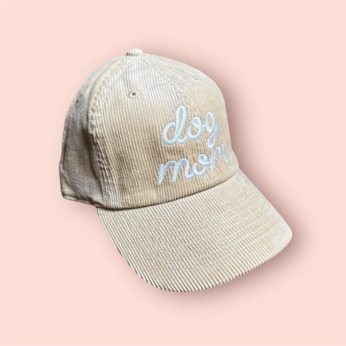 Cappello Dog Mom Dirty White